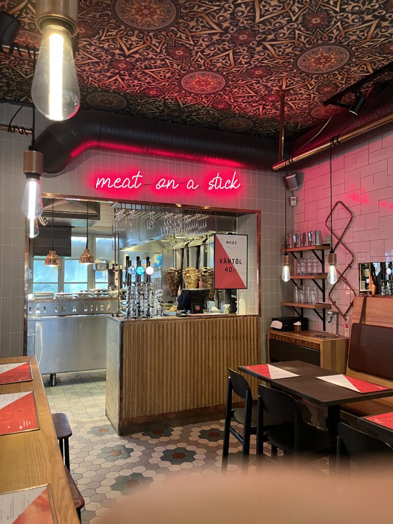 Meat on a stick