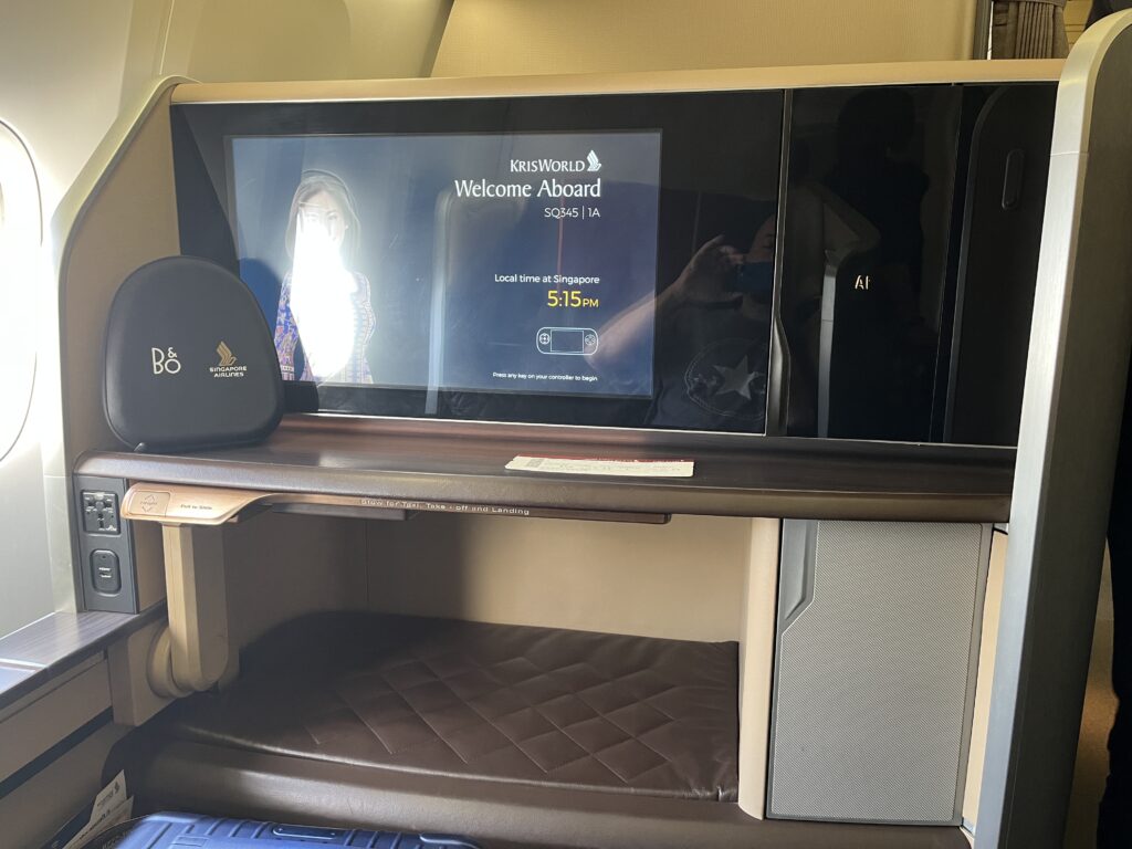 Singapore ZRH SIN First