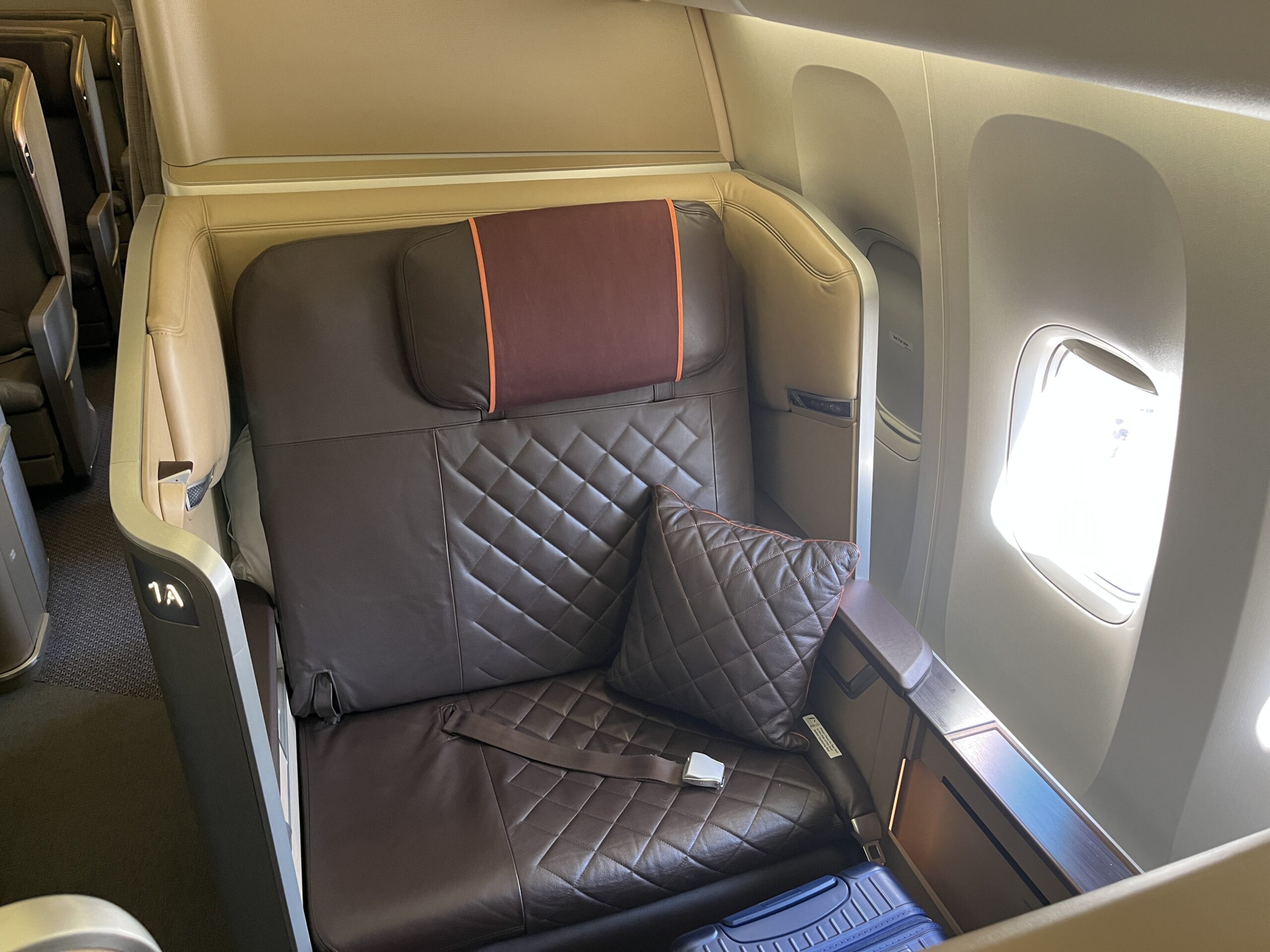 Singapore ZRH SIN First