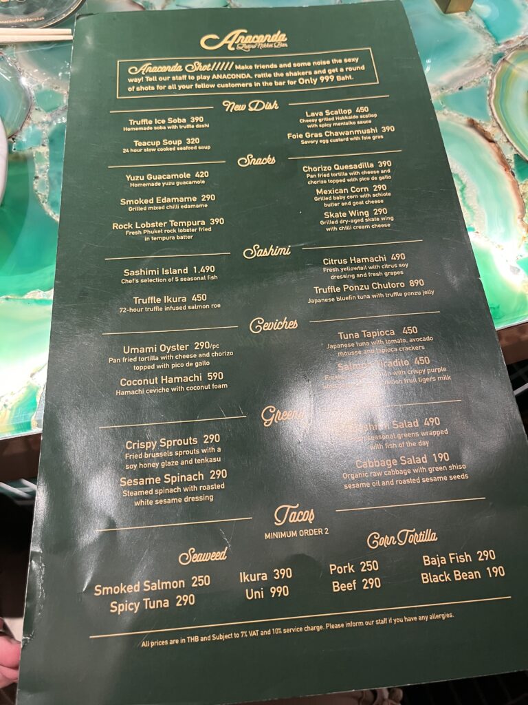 Anaconda Latino Nikkei Bar