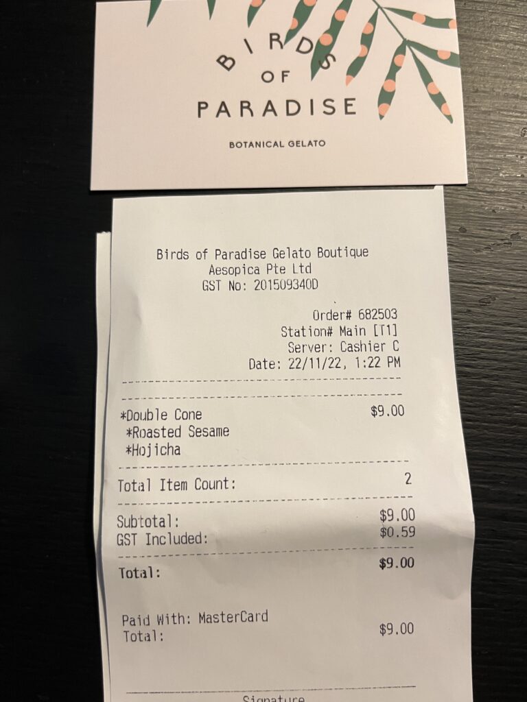 Birds of Paradise Gelato
